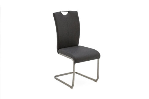 Isaac Dining Chair Charcoal PU - Back
