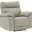Positano 1 Seater Electric Recliner Light Grey - Angle