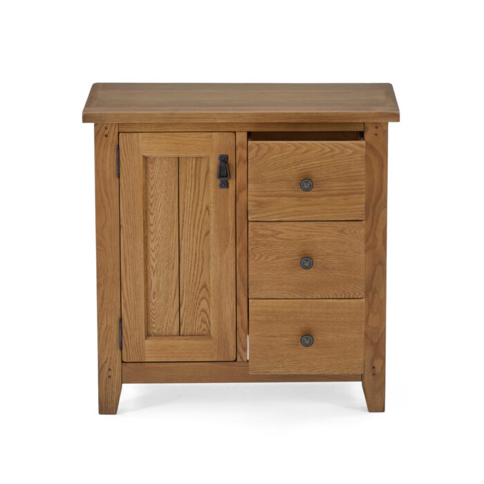 Burford Mini Sideboard with drawers open front view