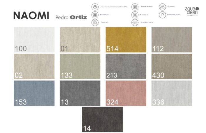 Naomi Fabric options - Pedro Ortiz