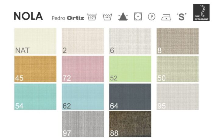 Nola Fabric options - Pedro Ortiz