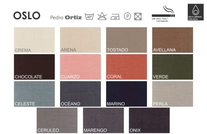 Oslo Fabric Options - Pedro Ortiz